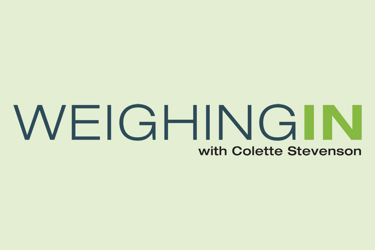 Weighing in with Colette Stevenson